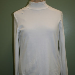 Croft & Barrow Mock Neck Top - Size: M